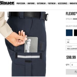 🚑 PARAMEDIC PANTS BLAUER UNISEX 44R EPLC